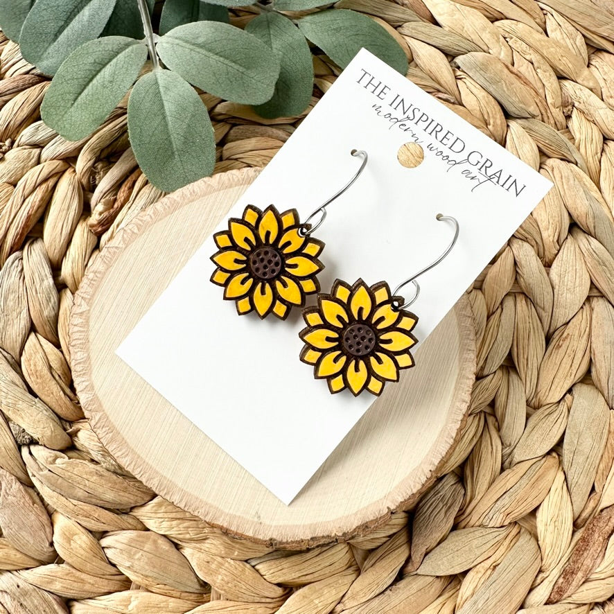 Sunflower Earrings