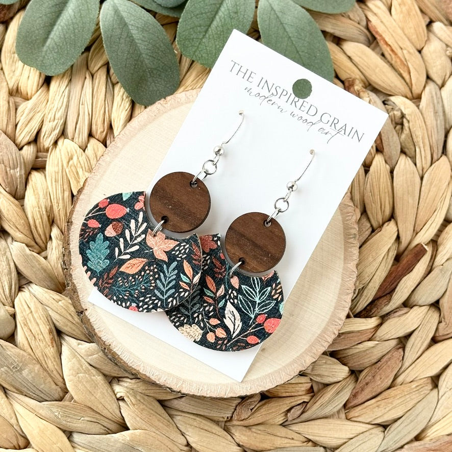 Half Moon Earrings - Fall Breeze