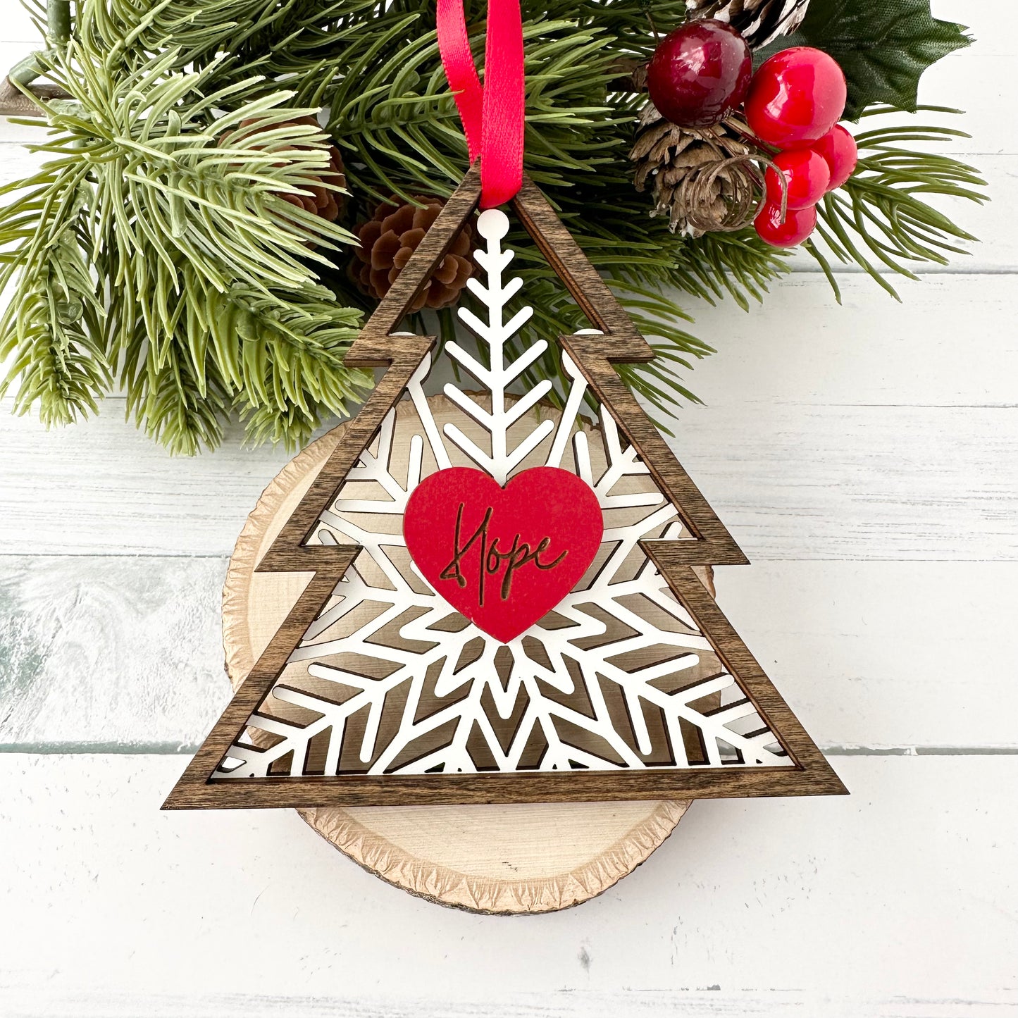 Snowflake Tree Ornament