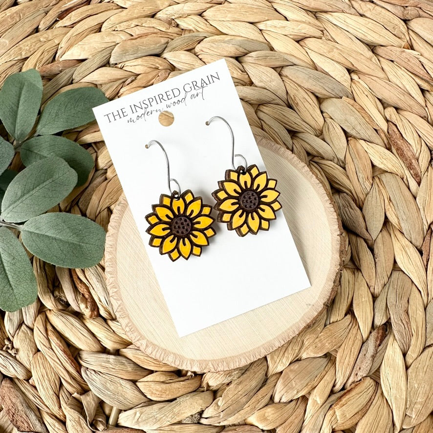 Sunflower Earrings