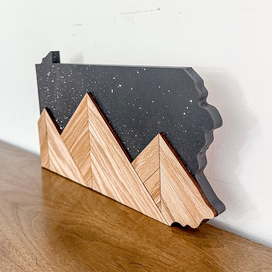 Pennsylvania Mountain Peaks Sign