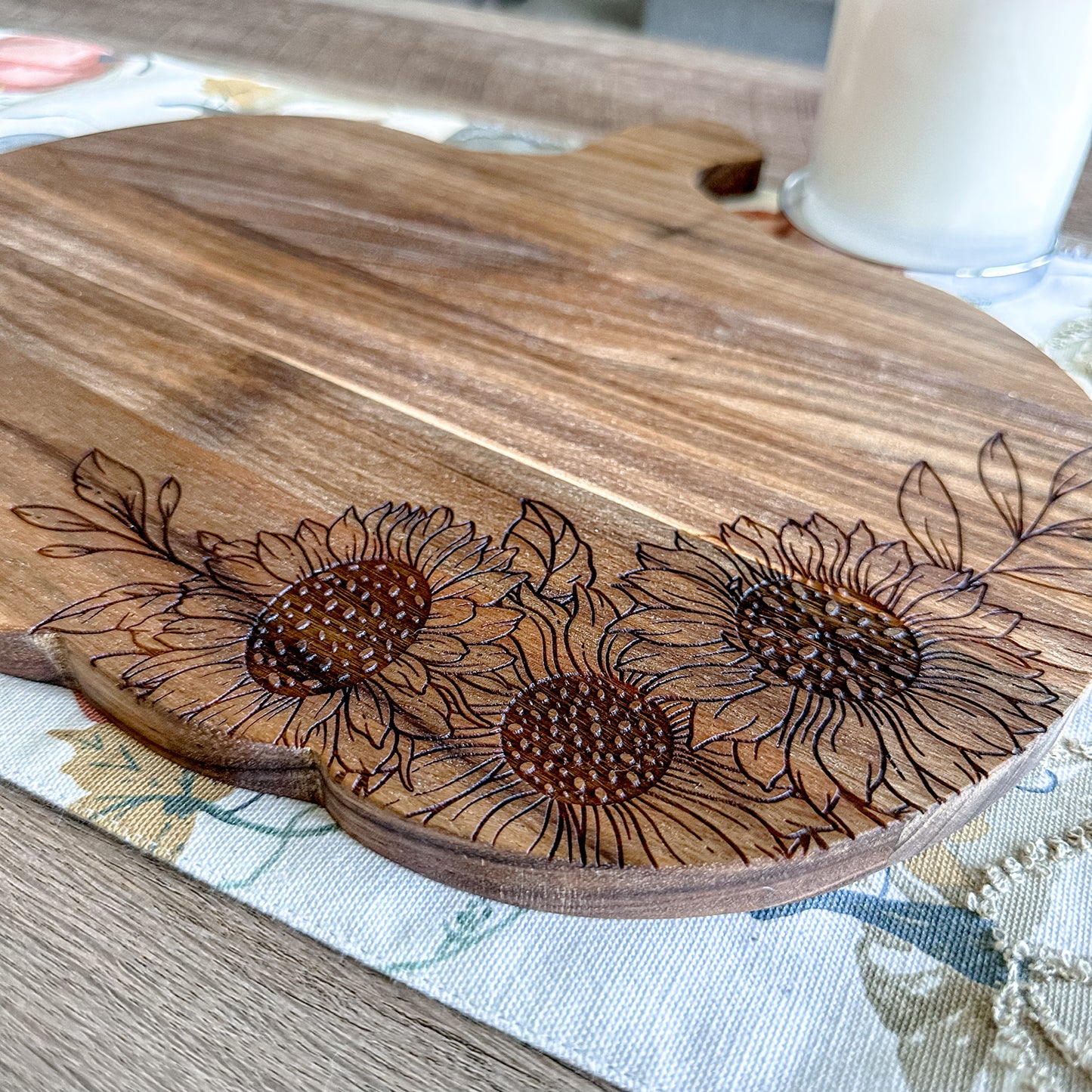 Pumpkin Charcuterie Board - Sunflowers