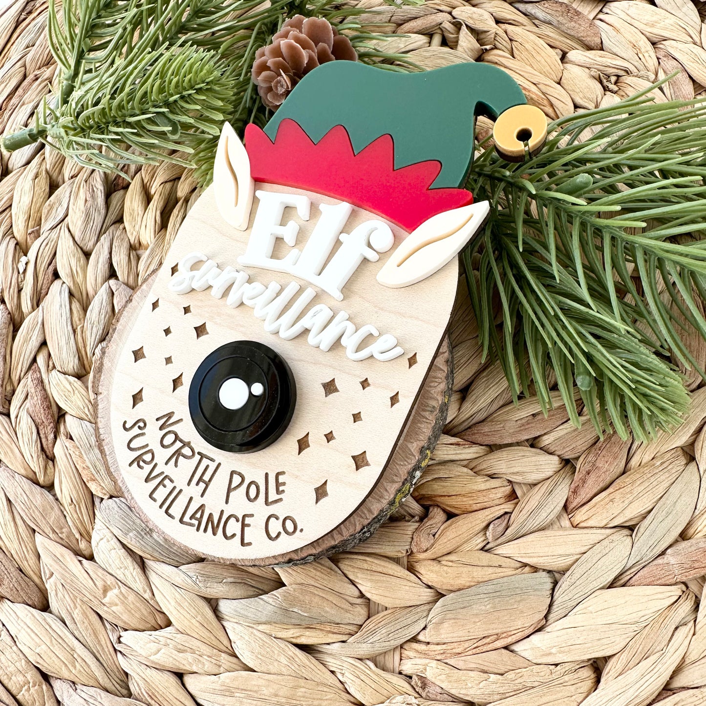 Elf Surveillance Magnet/Ornament
