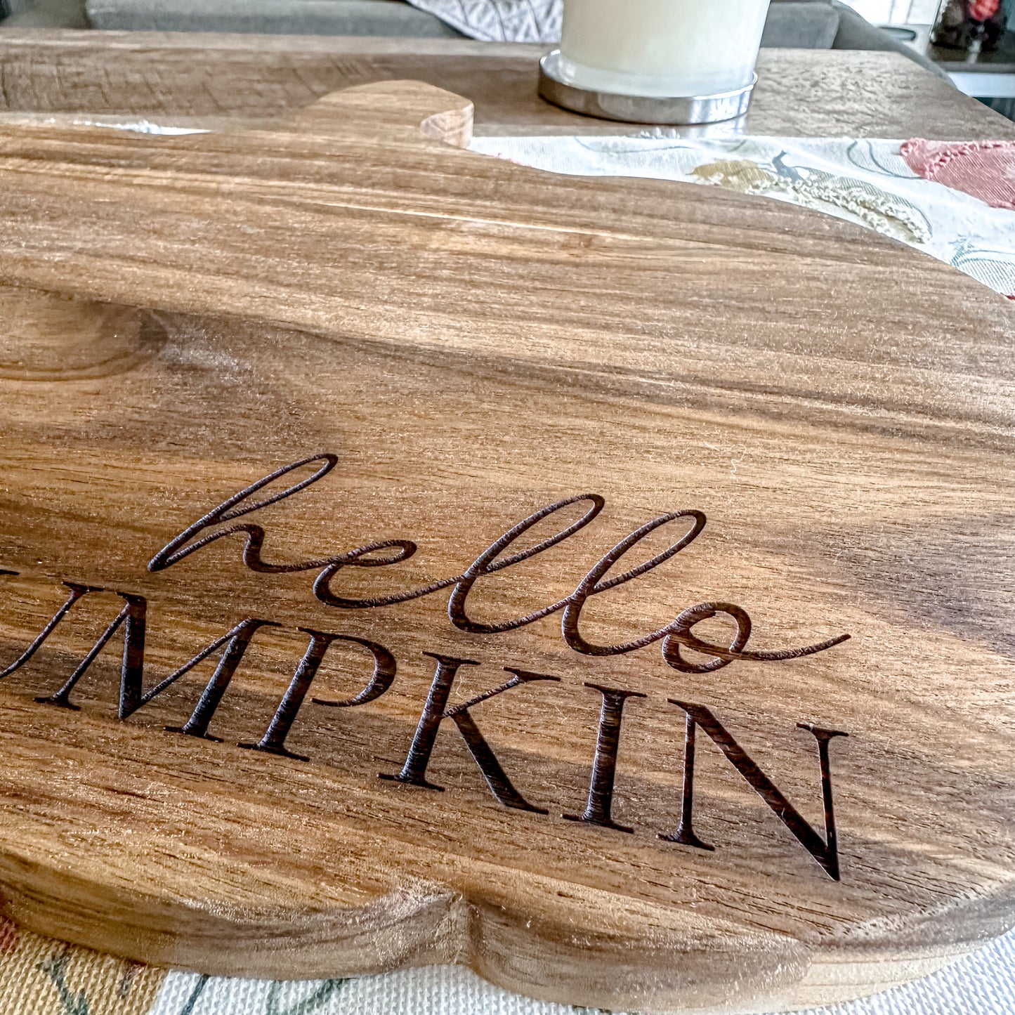Pumpkin Charcuterie Board - hello pumpkin