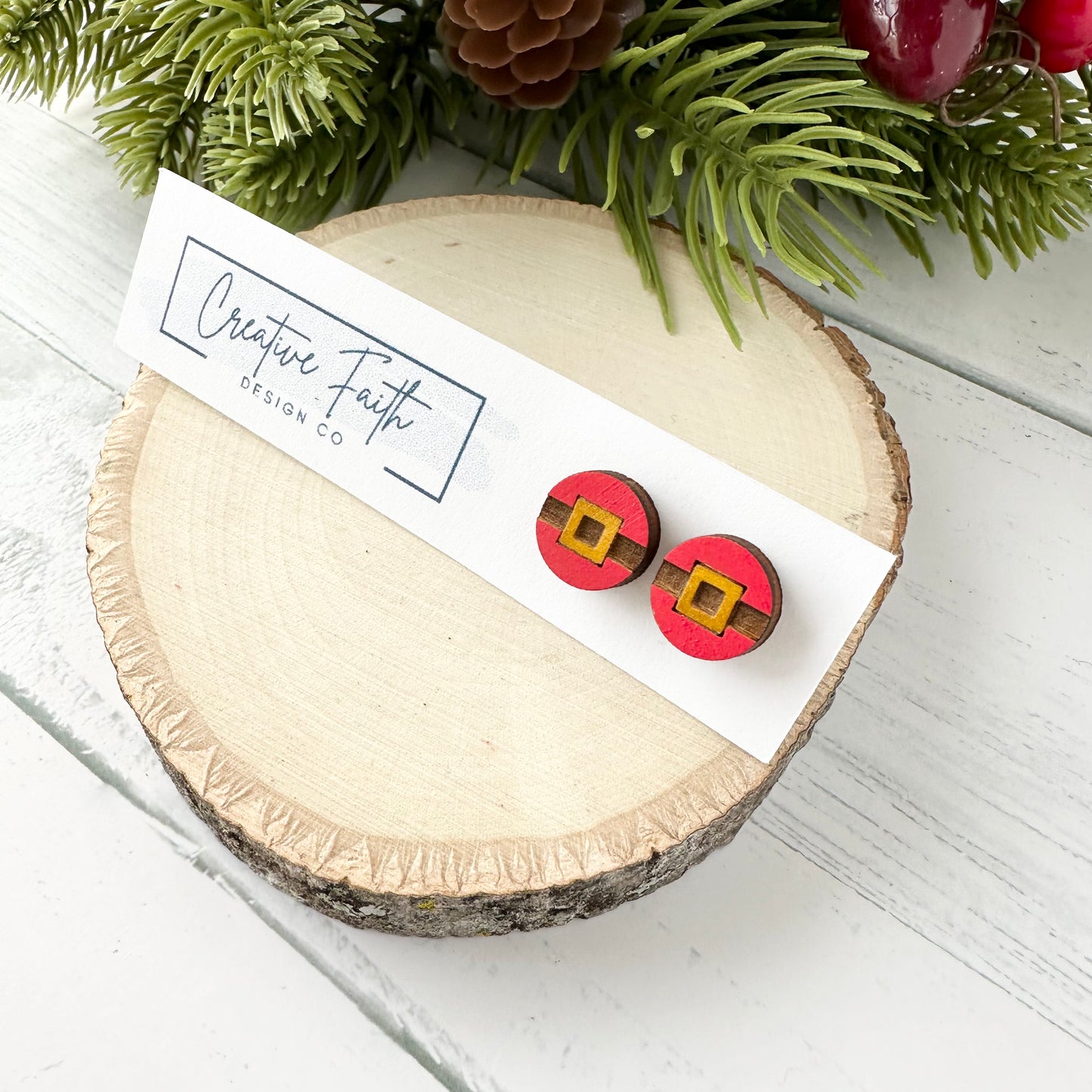 Santa Belt Studs
