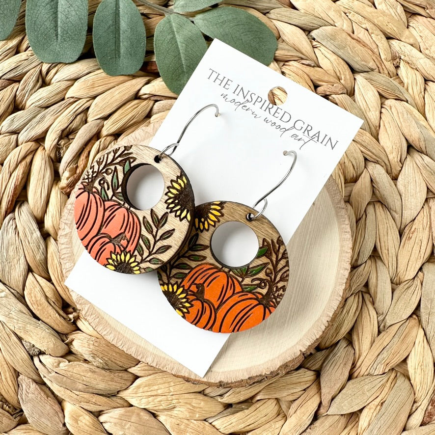 Pumpkin Harvest Earrings