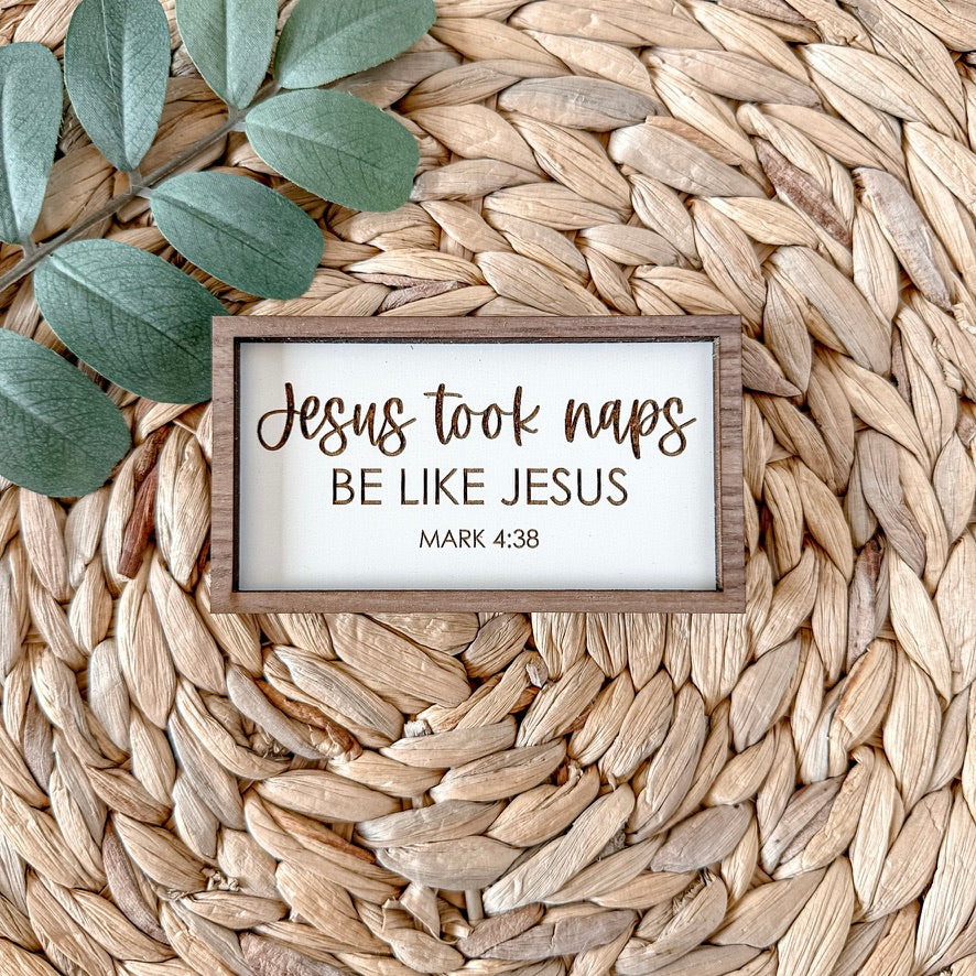 Jesus took naps