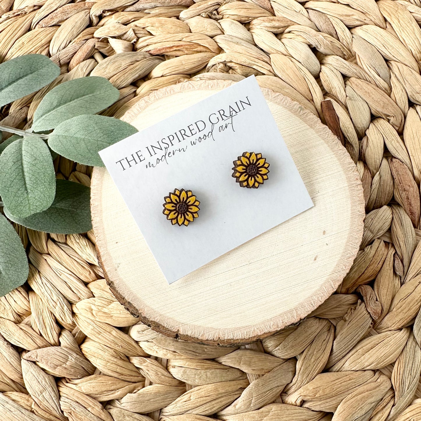 Sunflower Studs