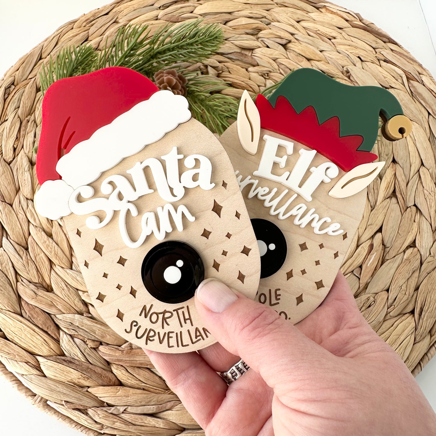 Elf Surveillance Magnet/Ornament