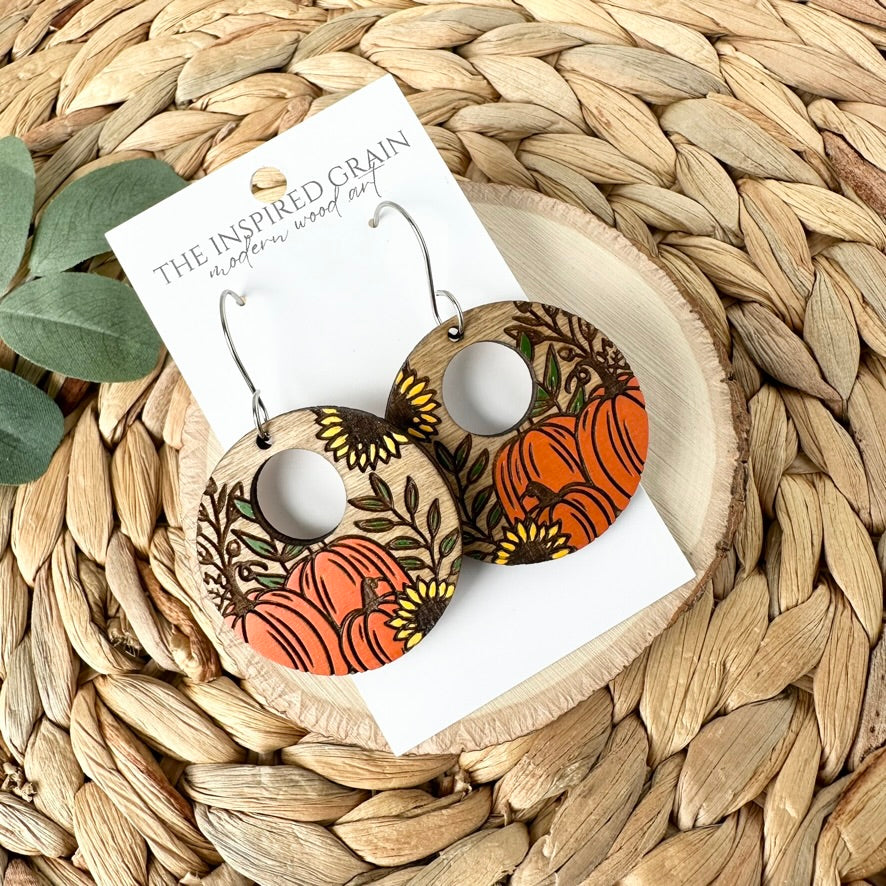 Pumpkin Harvest Earrings