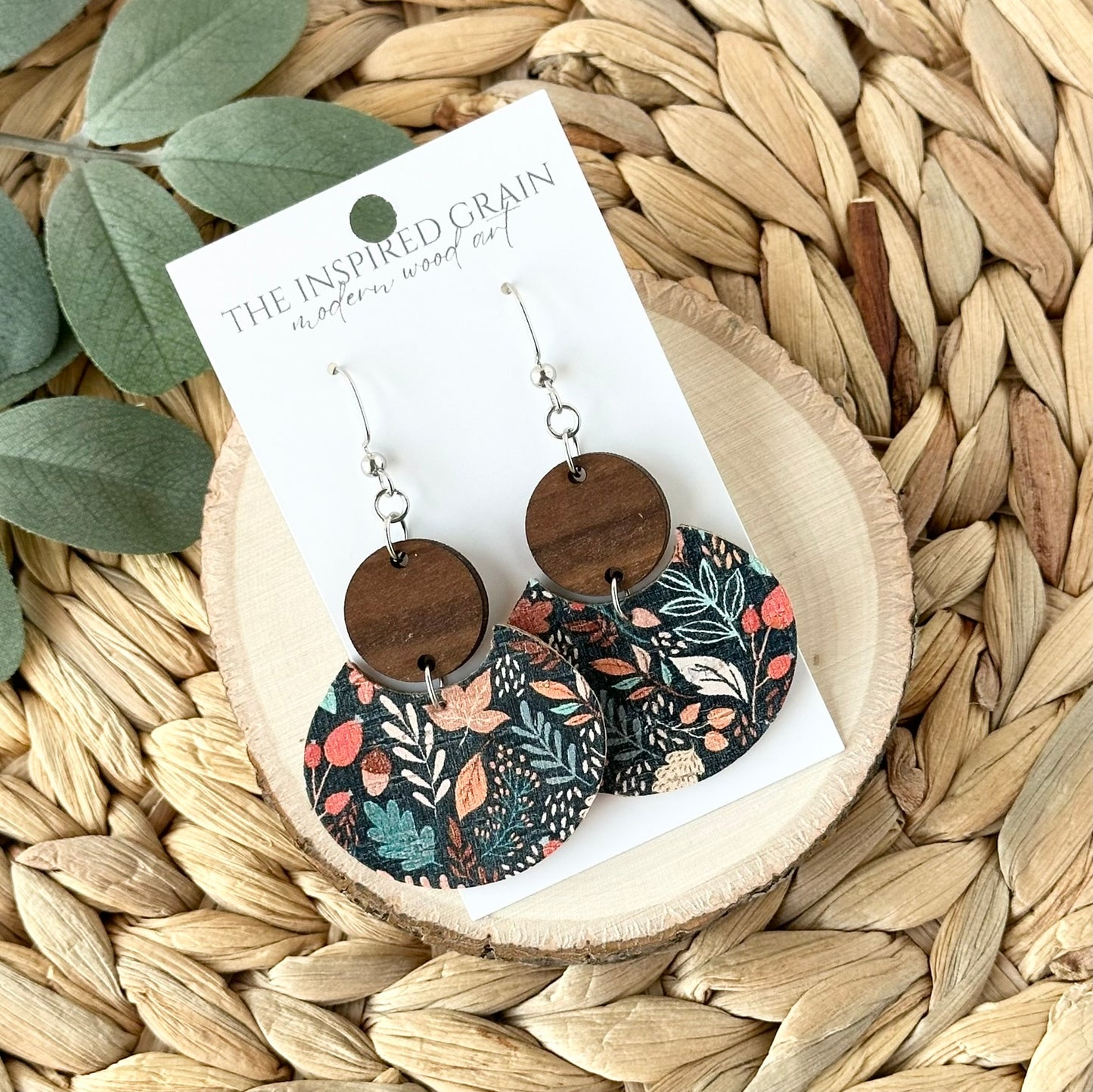 Half Moon Earrings - Fall Breeze