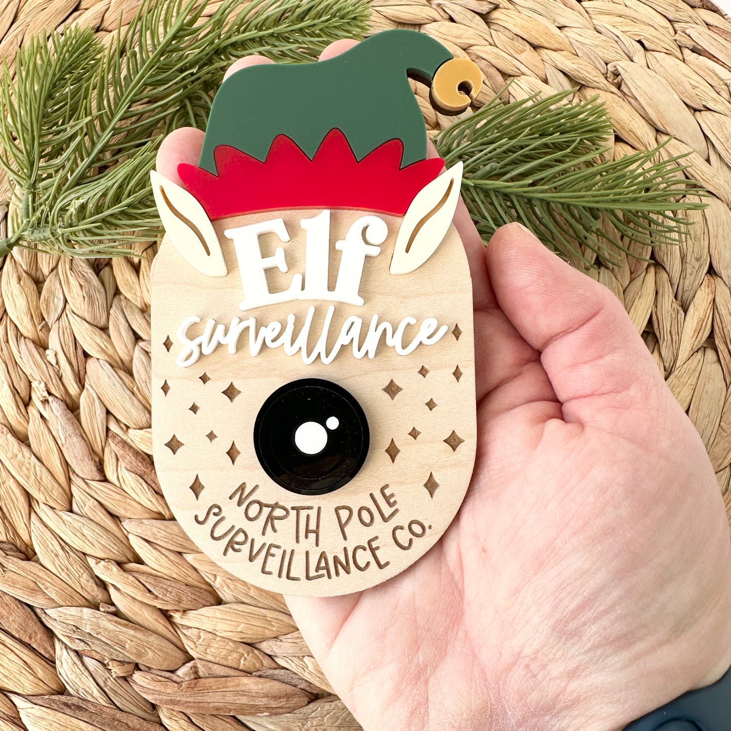 Elf Surveillance Magnet/Ornament