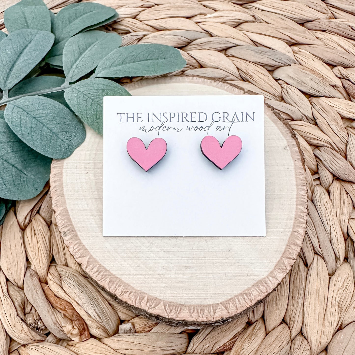 Heart Stud Earrings