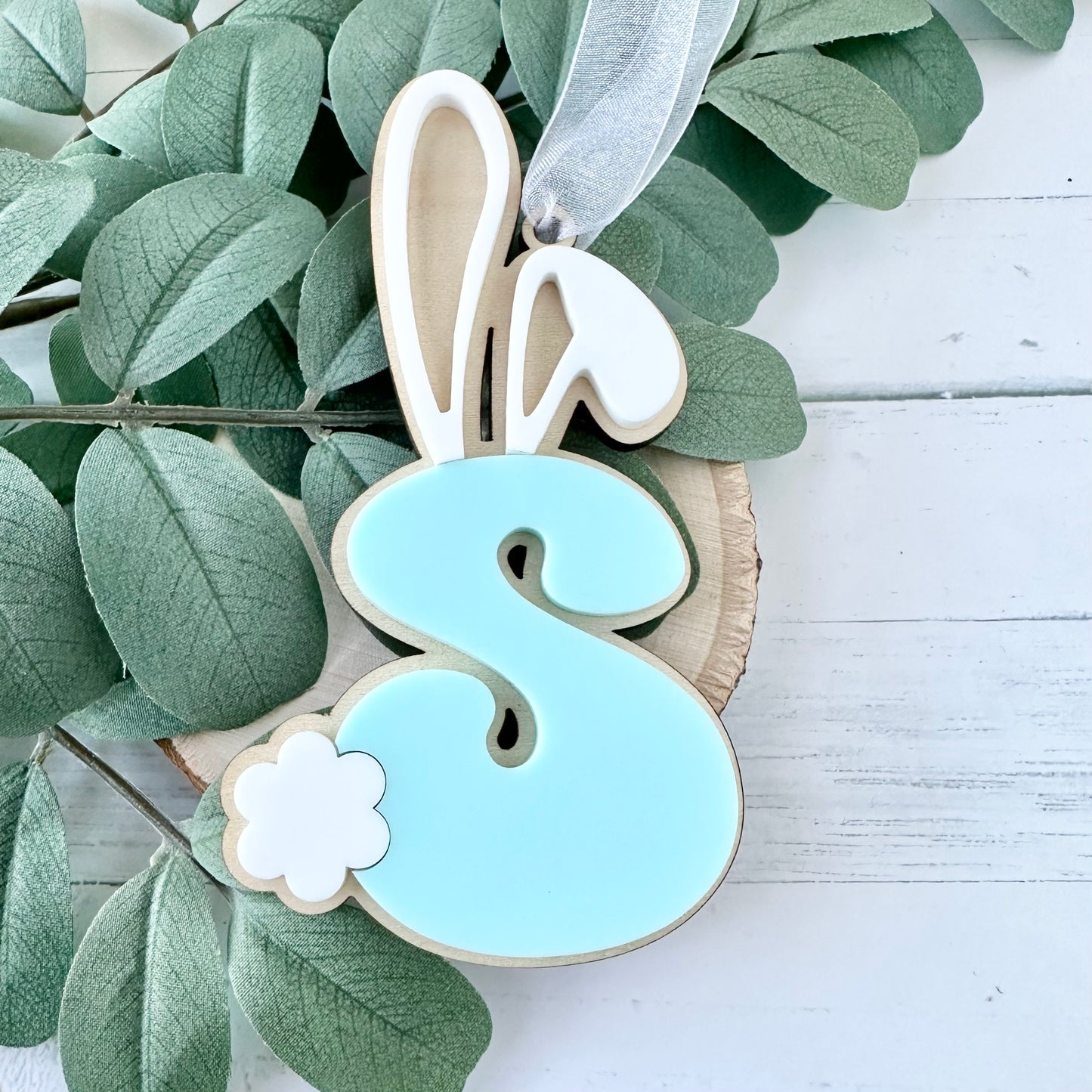 Easter bunny name tag, Easter basket tag, Easter gift tag, kids Easter gifts, Easter basket filler, custom Easter tag, Easter monogram
