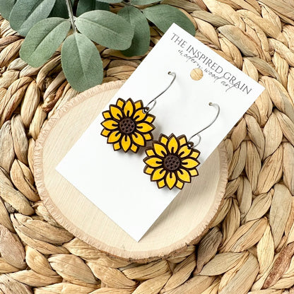 Sunflower Earrings