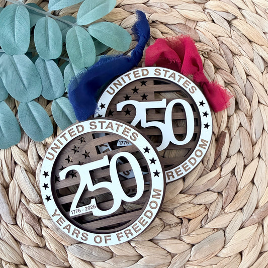 America 250 Commemorative Ornament