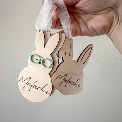 Personalized Peeps Easter Basket Tag