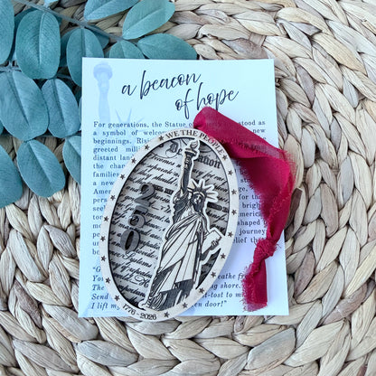 Statue of Liberty 250 Commemorative Ornament
