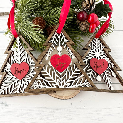 Snowflake Tree Ornament