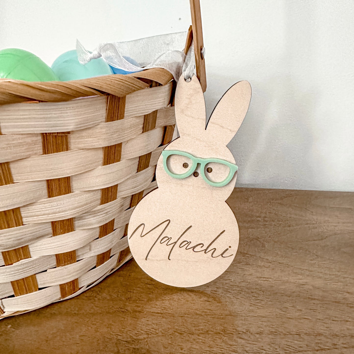 Personalized Peeps Easter Basket Tag