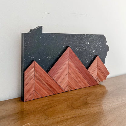 Pennsylvania Mountain Peaks Sign