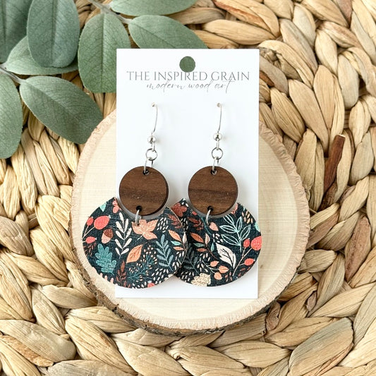Half Moon Earrings - Fall Breeze