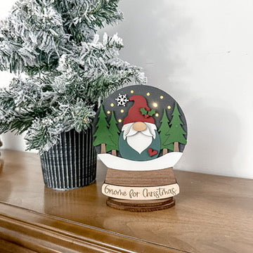 Gnome Lighted Snow Globe