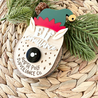 Elf Surveillance Magnet/Ornament