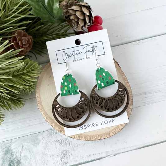 Boho Hoop Earrings - Holiday Rain