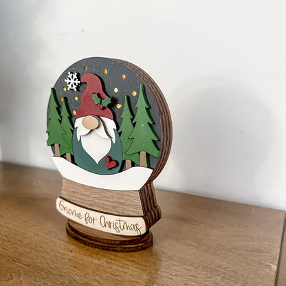 Gnome Lighted Snow Globe