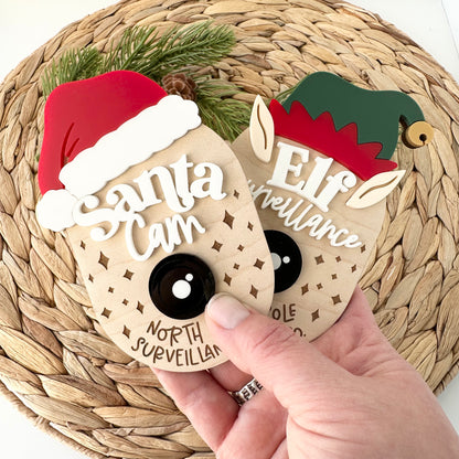Elf Surveillance Magnet/Ornament