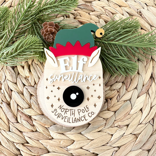 Elf Surveillance Magnet/Ornament