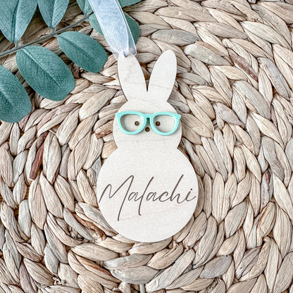 Personalized Peeps Easter Basket Tag