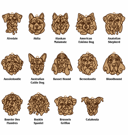 Personalized Dog Breed Ornament