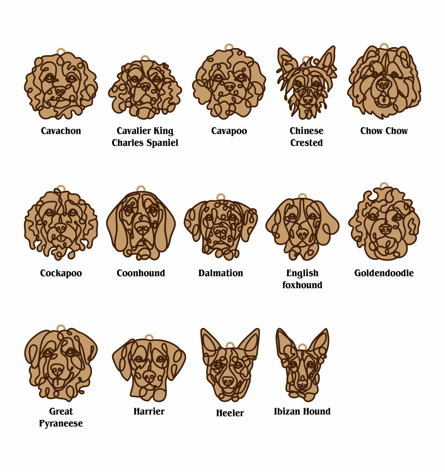 Personalized Dog Breed Ornament