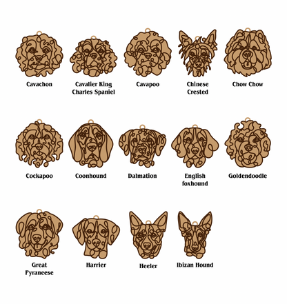Personalized Dog Breed Ornament