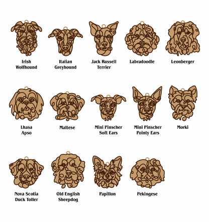 Personalized Dog Breed Ornament