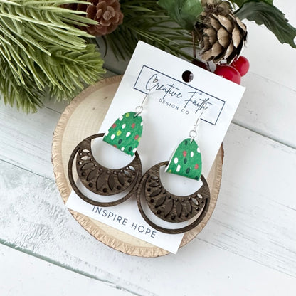 Boho Hoop Earrings - Holiday Rain