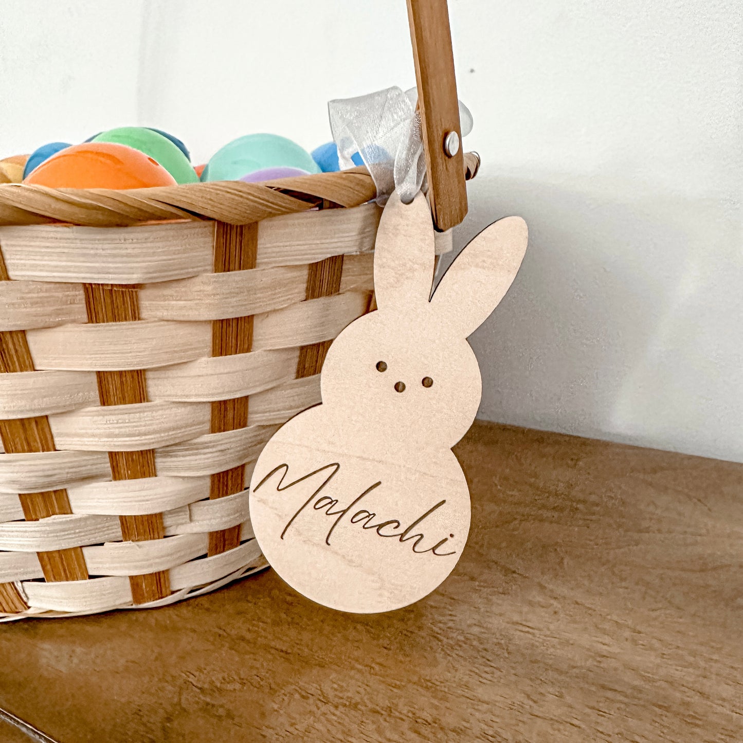 Personalized Peeps Easter Basket Tag