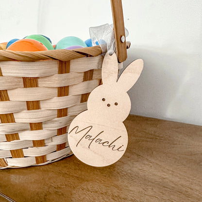 Personalized Peeps Easter Basket Tag