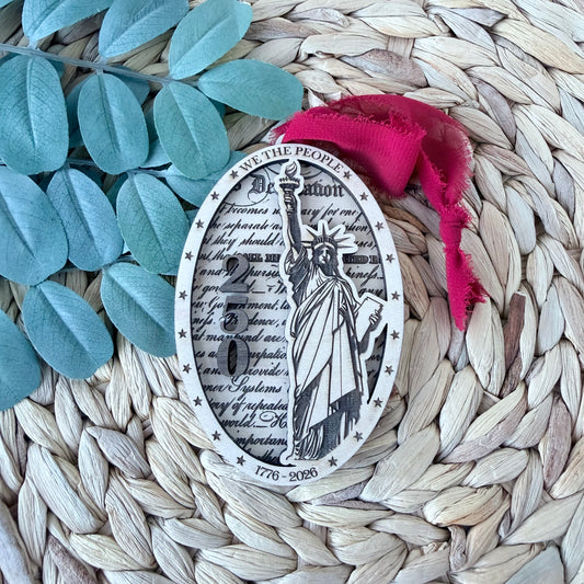 Statue of Liberty 250 Commemorative Ornament