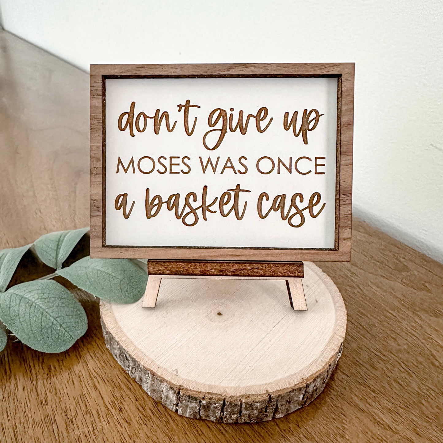Moses was once a basket case