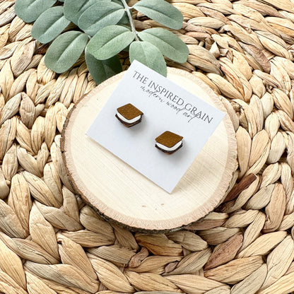 S'mores Stud Earrings