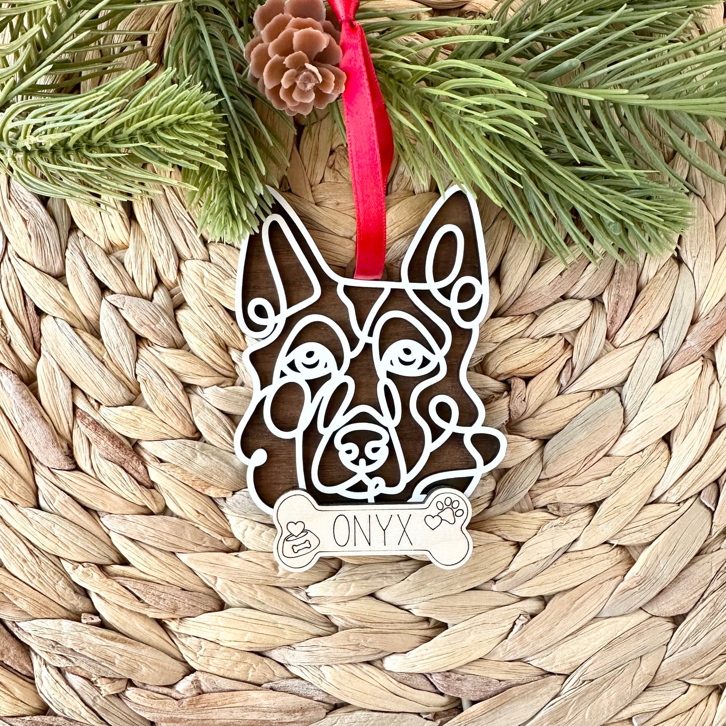 Personalized Dog Breed Ornament
