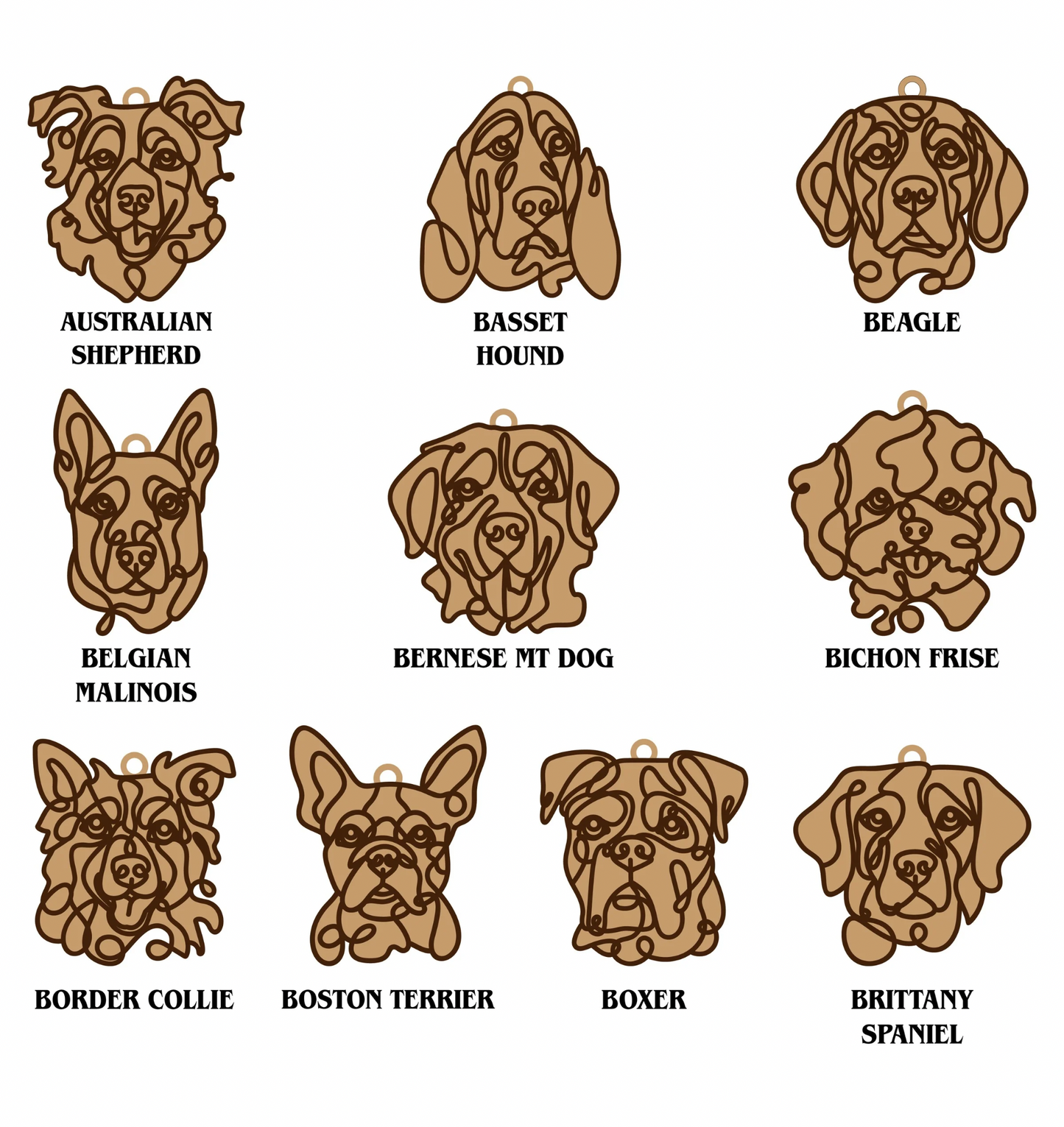 Personalized Dog Breed Ornament