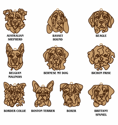 Personalized Dog Breed Ornament