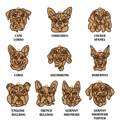 Personalized Dog Breed Ornament