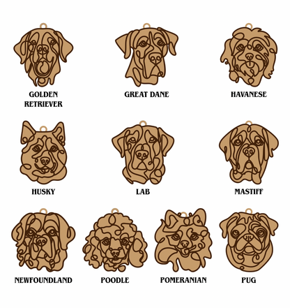 Personalized Dog Breed Ornament