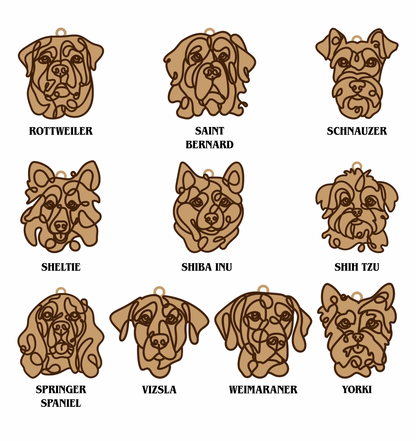 Personalized Dog Breed Ornament