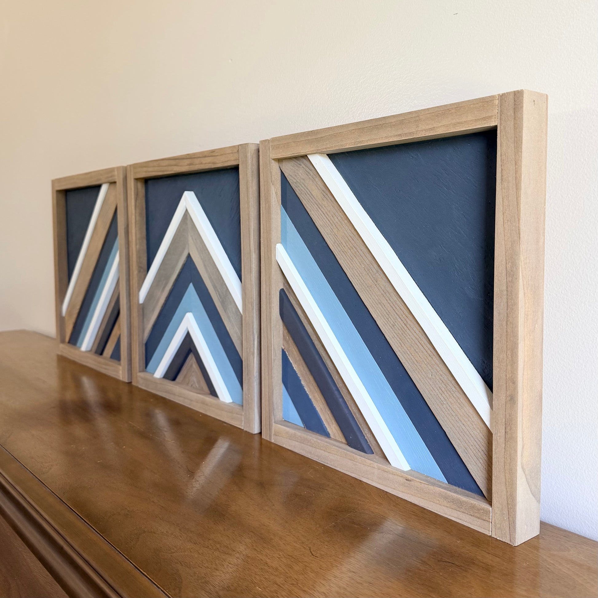 Nature-inspired wood wall art perfect for modern rustic home decor